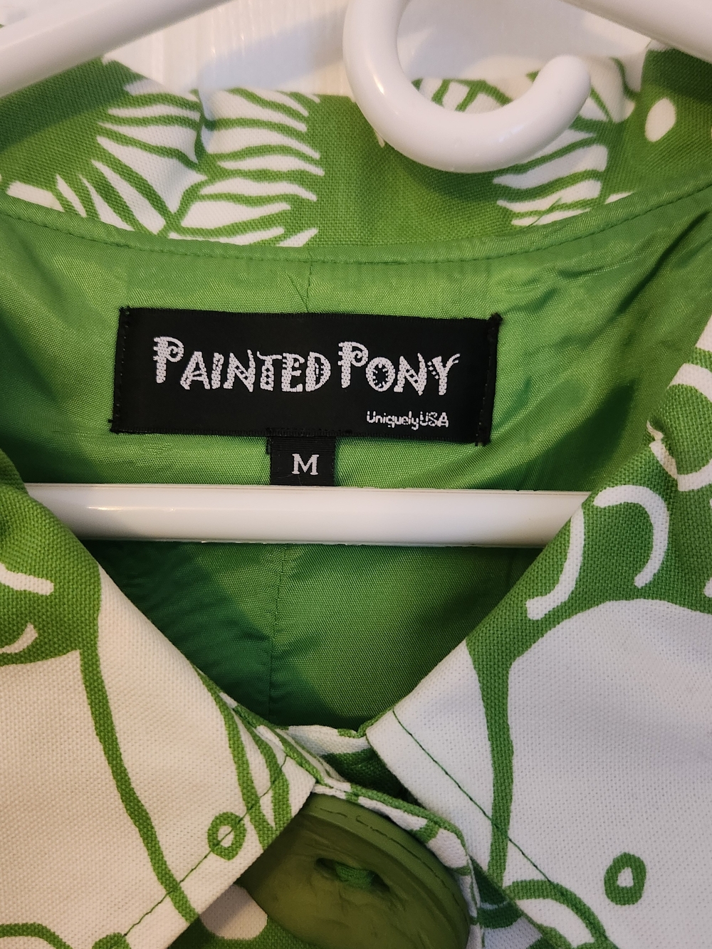 Painted Pony Women's Green & White Floral Jacket - Picture 2 of 10